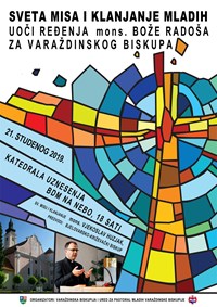 Sv. Misa i klanjanje mladih u sklopu trodnevne priprave za biskupsko ređenje mons. Bože Radoša!